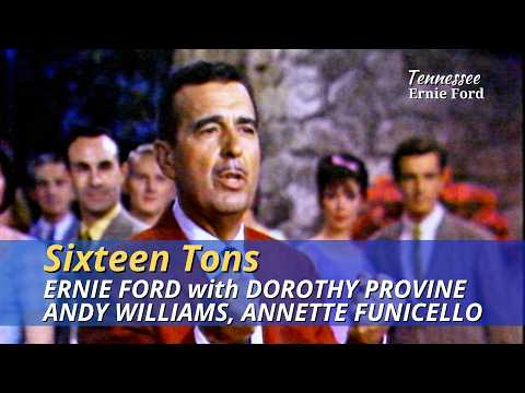 Sixteen Tons Ernie Ford With Andy Williams And Annette Funicello