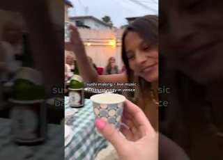 Backyard Sushi Party In Los Angeles Shorts Venicebeach Losangeles