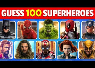  Guess 100 Superheroes In 3 Seconds Easy Medium Hard Impossible Marvel DC