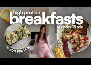SAVORY HIGH PROTEIN BREAKFASTS UNDER 15 MIN 3 Easy Hormone Balancing Breakfast Ideas