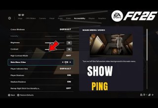 FC 26 Как показать PING