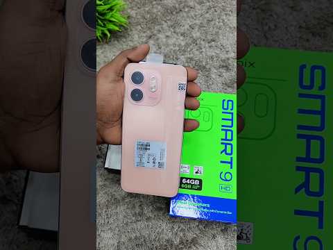 Infinix SMART 9 HD Coral Gold Unboxing Video Review Camera