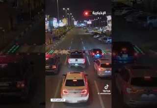 المرور تجاوز الإشارة البرتقالية تعتبر مخالفة