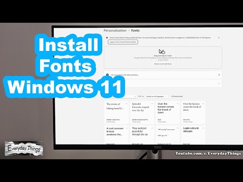 كيفية تنزيل الخطوط وتثبيتها في Windows 11 بسهولة