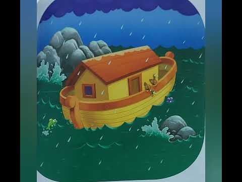 شوفوا نوح وهو كان في الفلك قصة صغيرة بس حلوه