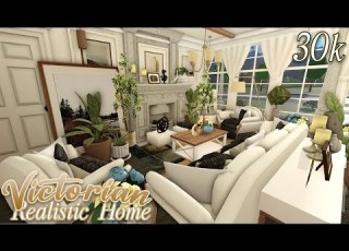  Bloxburg 30k Victorian Aesthetic Family Mansion No Advanced Placement And Large Plot Roblox