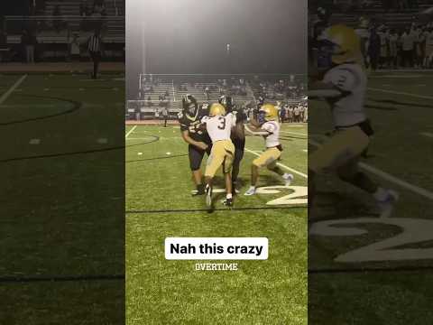 3 Must Ve Been Out There Talking Crazy Cause Omg Shorts Football Highlights Highschoolsports