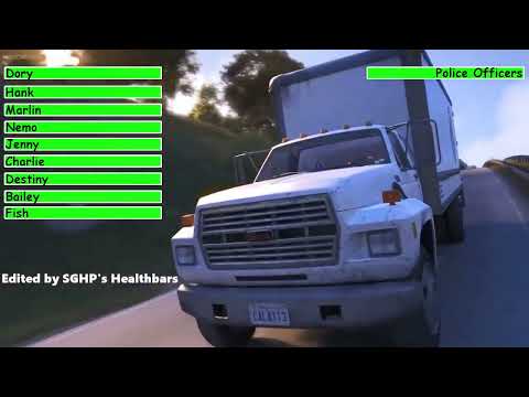 Finding Dory 2016 Truck Chase With Healthbars