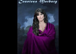  EXCLUSIVE LUCY LAWLESS AS COUNTESS MARBURG IN SALEM