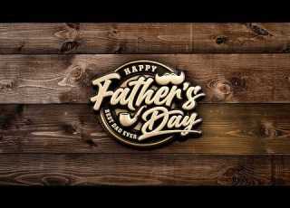 Rustic Father S Day Tribute 4K 1 Hour Loop Wooden Vintage Ambient Background RAINDOME