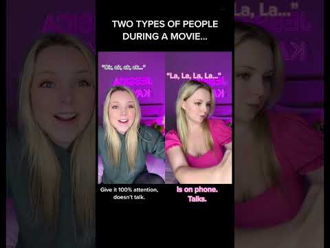 Two Types Of People During A Movie Ok Ok Ok Vs La La La Trend