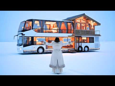 World S Craziest Bus Conversion Abandoned Rusted Bus Turned Luxury Motorhome