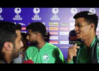  لاعب المنتخب خالد الدبيش هذه سادس مباراة لي هذا الموسم بعد انقطاع طويل وسعيد بوصولي لهذا المستو