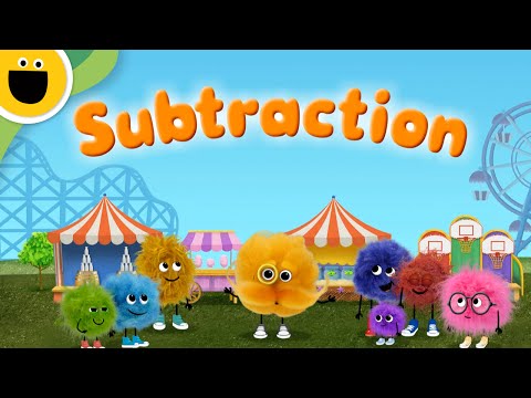 Subtraction Words With Puffballs Sesame Studios