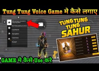  How To Equip Garb New Tung Tung Sahur Voice Lagaye Free Fire New Voice Br Cs Game Me Use Kaise Karen