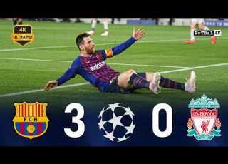  برشلونة وليفربول 4K ميسي يبدع ويسجل اجمل ركلة حرة فى تاريخ دورى الابطال تعليق يوسف سيف