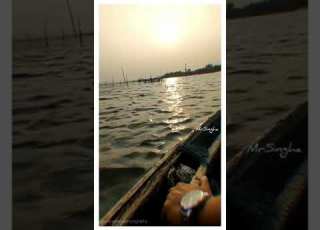 Love Status Boating Sea Sunset Sunsetvideo Sunlight Sunlightvideo Sun Wave Waves Boat