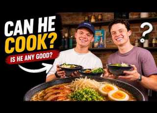  TEACHING MY TWIN HOW TO COOK