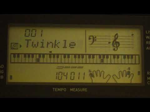 Casio Demo Songs 001 TWINKLE TWINKLE LITTLE STAR