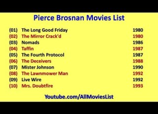 Pierce Brosnan Movies List