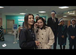 WestJet Christmas Miracle Connecting Holiday Heroes WestJetChristmas