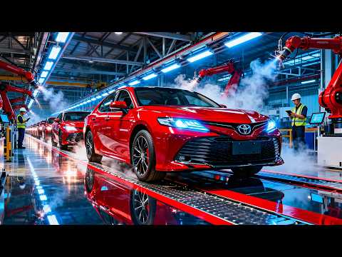 كيف يتم تصنيع سيارات تويوتا داخل المصنع Toyota Factory