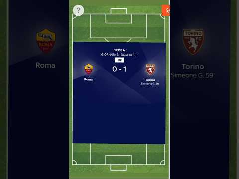 RISULTATO ROMA VS TORINO GIORNATA 3 DEL CAMPIONATO DI CALCIO DI SERIE A STAGIONE 2025 2026 RISULTATO ROMA VS TORINO GIORNATA 3 DEL CAMPIONATO DI CALCIO DI SERIE A STAGIONE 2025 2026