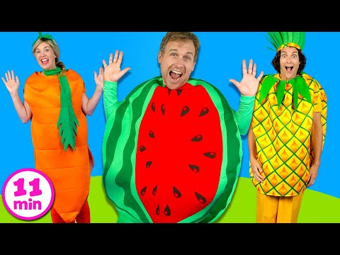 Yummy Fruits And Vegetables Kids Songs Collection