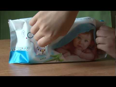 Влажные салфетки Первая линия Детские с алоэ