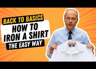  HOW TO IRON A SHIRT BACK TO BASICS SKILLS