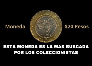  Moneda Valiosa De 20 Pesos Del Fuego Nuevo Del 2000