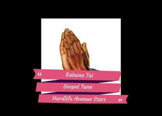 Rabuna Tai Official Audio By Hardlife Avenue Stars