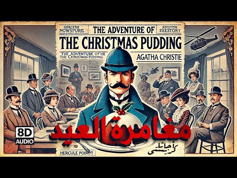 قصة مسموعة مغامرة العيد أو بودنغ الكريسماس أجاثا كريستي عودة هيركيول بوارو