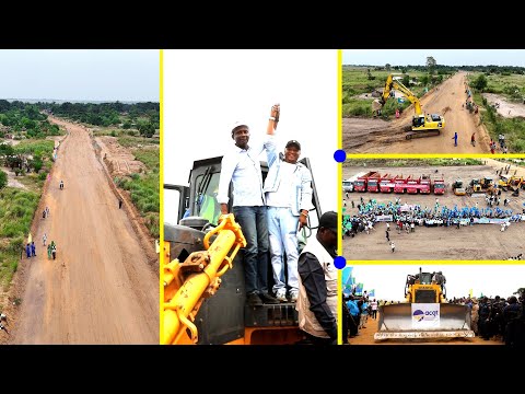 BANDUNDU V John Banza Lance Les Travaux De Construction De La RP231 Bashamba Gungu Kakobola 69KM