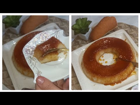 فلان كراميل بالخبز البايت وصفة اقتصادية بامتياز وذوق فوق الخيال جربوها ومتندموش عليها