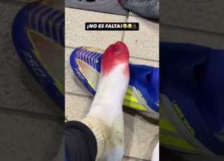 Lamineyamal Injury Barcelona Las Palmas لاعب لاس بالماس غرز حذاءه ب لامين يامال برشلونة