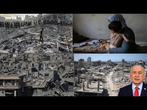 LOOK AT GAZA CITY NOW AFTER IT WAS BLOWED BY ISRAEL IRAN IS PAYING VENGEANCE