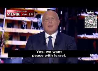 Lebanese TV Host Marcel Ghanem The Lebanese People Want Peace With Israel