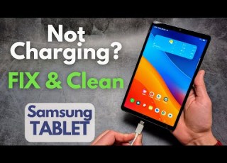  Any SAMSUNG Tablet Not Charging How To FIX Clean USB Type C Charger Port
