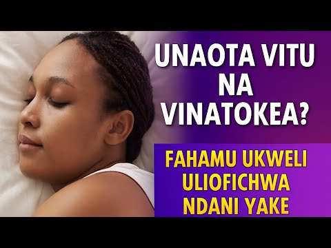 UNAOTA NDOTO NA ZINATIMIA WEWE NI MTU WA AJABU SANA UNAOTA NDOTO NA ZINATIMIA WEWE NI MTU WA AJABU SANA