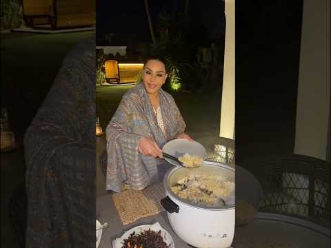 طبخ الفنانه احلام لزوجها