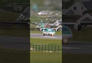 Donegal Delight Aer Lingus 100 BUTTER Landing 