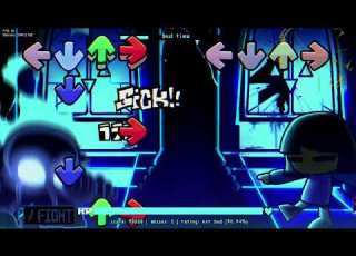  FNF Indie Cross Plus Bad Time Cutscene