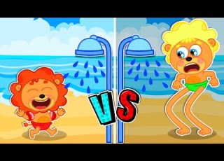 LeonCito Piernas Largas Vs Piernas Cortas Dibujos Animados Video Para Niños