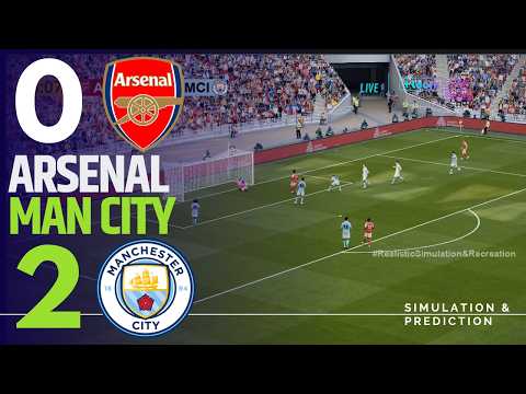 Arsenal Vs Manchester City LIVE Who Will Win Final Carabao Cup 25 26 Simulation