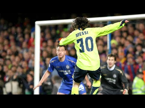 مباراة من الذاكرة البارسا وتشيلسي في دوري أبطال 2006 بدايات الأسطورة ميسي بوجود الساحر رونالدينهو