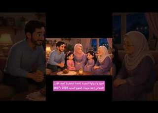  أميرة وأسرتها السعيدة قصة استماع الصف الأول الابتدائي لغة عربية المنهج الجديد 2026 2027