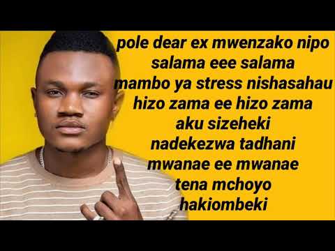 Pole Dear Ex Mbosso Fall Lyrics