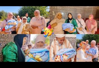 الفرحة فرحتين من عرس منى لسبوع ليلى بنت زهور هدا هو النهار الكبير