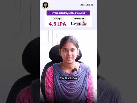 Embedded Course For Engineering Students How Mahlini S Got Placed At Invendis Technologies